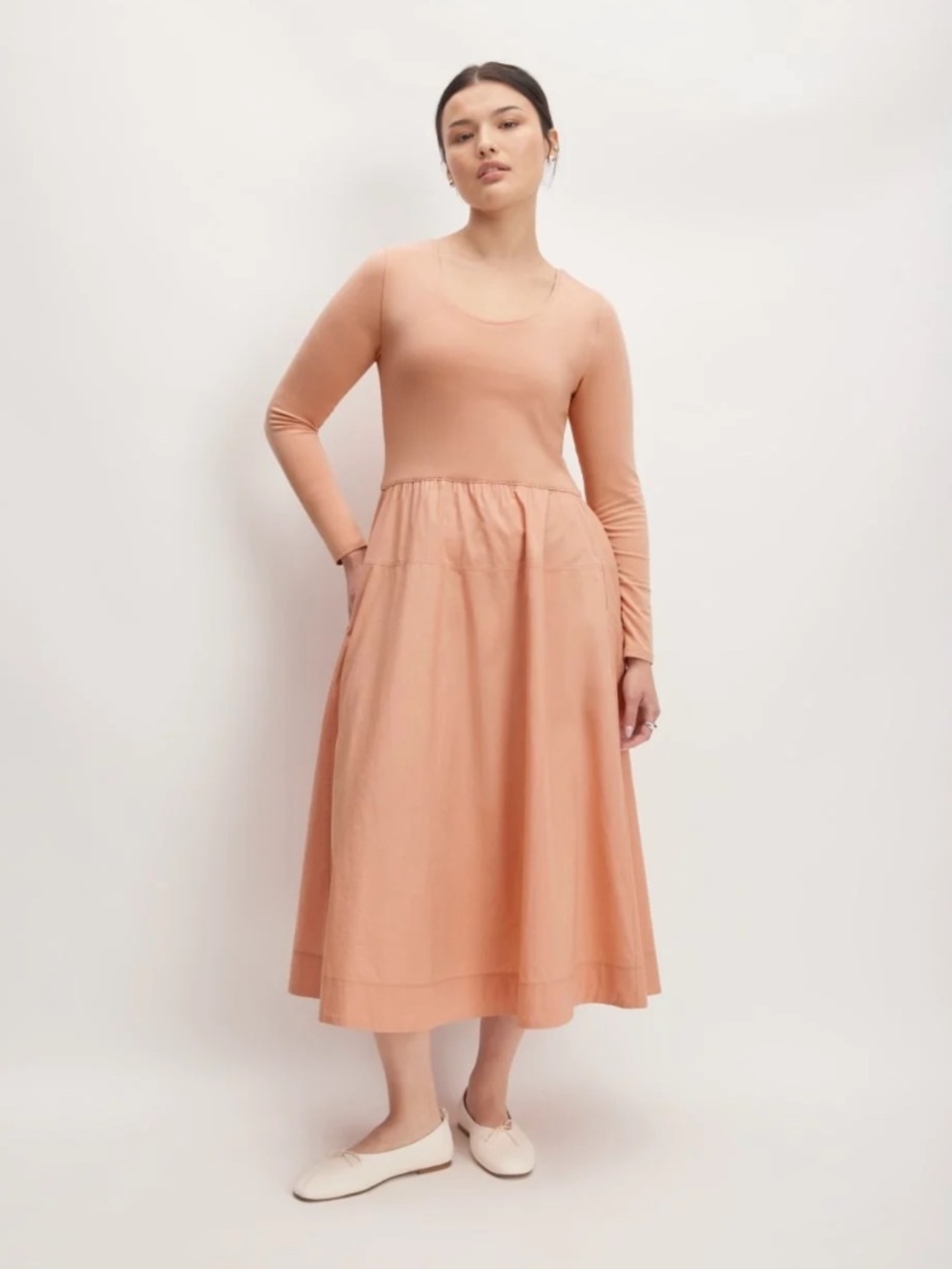 Everlane blush pink ballerina dress
